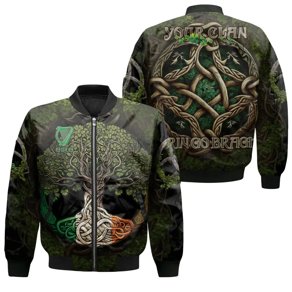 Irish Bomber Jacket - Ireland Is Root