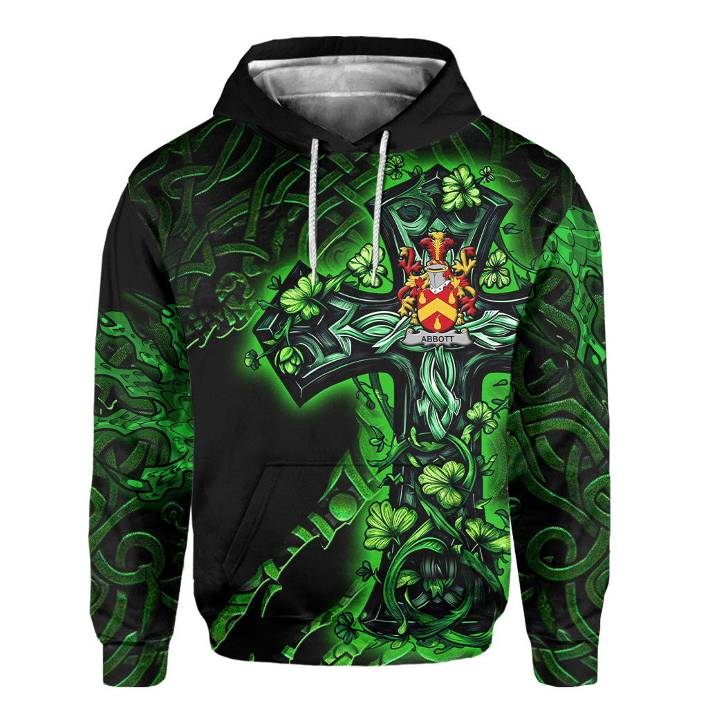 Abbott Hoodies Celtic Cross And Dragon Style