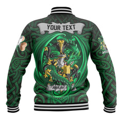 Abraham Baseball Jackets The Green Dragon Of Ireland Style