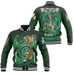 Accotts Baseball Jackets The Green Dragon Of Ireland Style