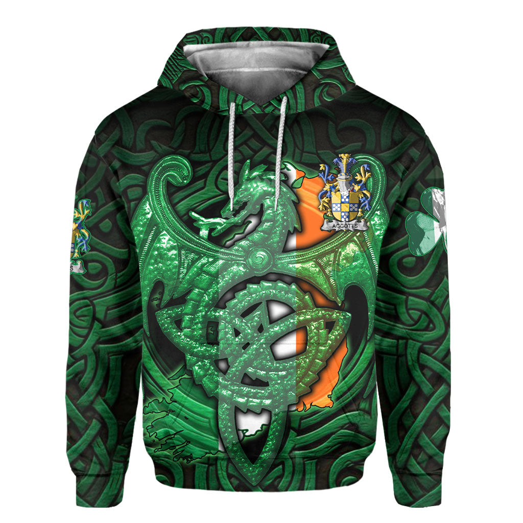 Accotts Hoodies The Green Dragon Of Ireland Style