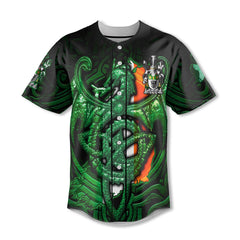 Acheson Baseball Jerseys The Green Dragon Of Ireland Style