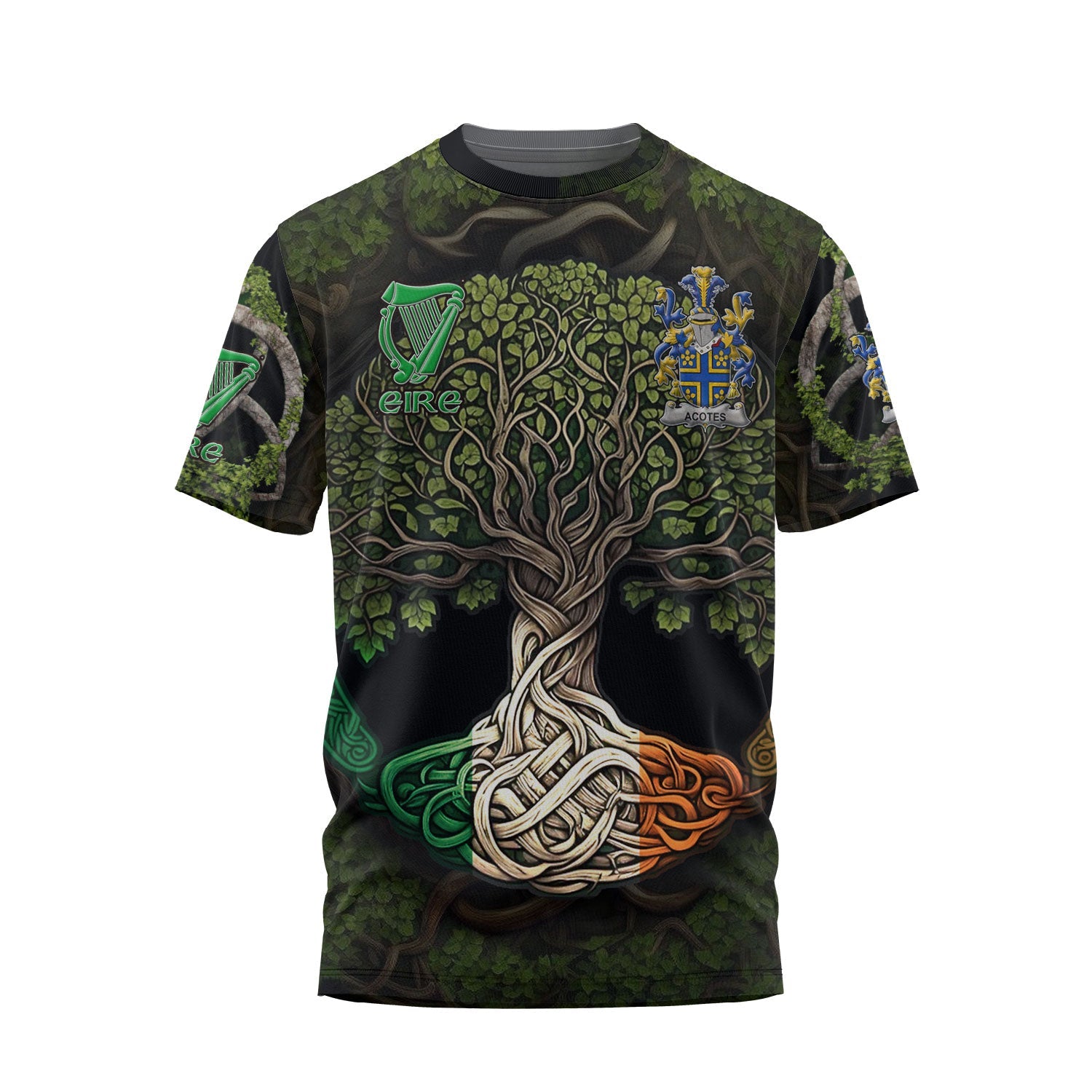 Acotes T-Shirts Ireland Is My Root Style