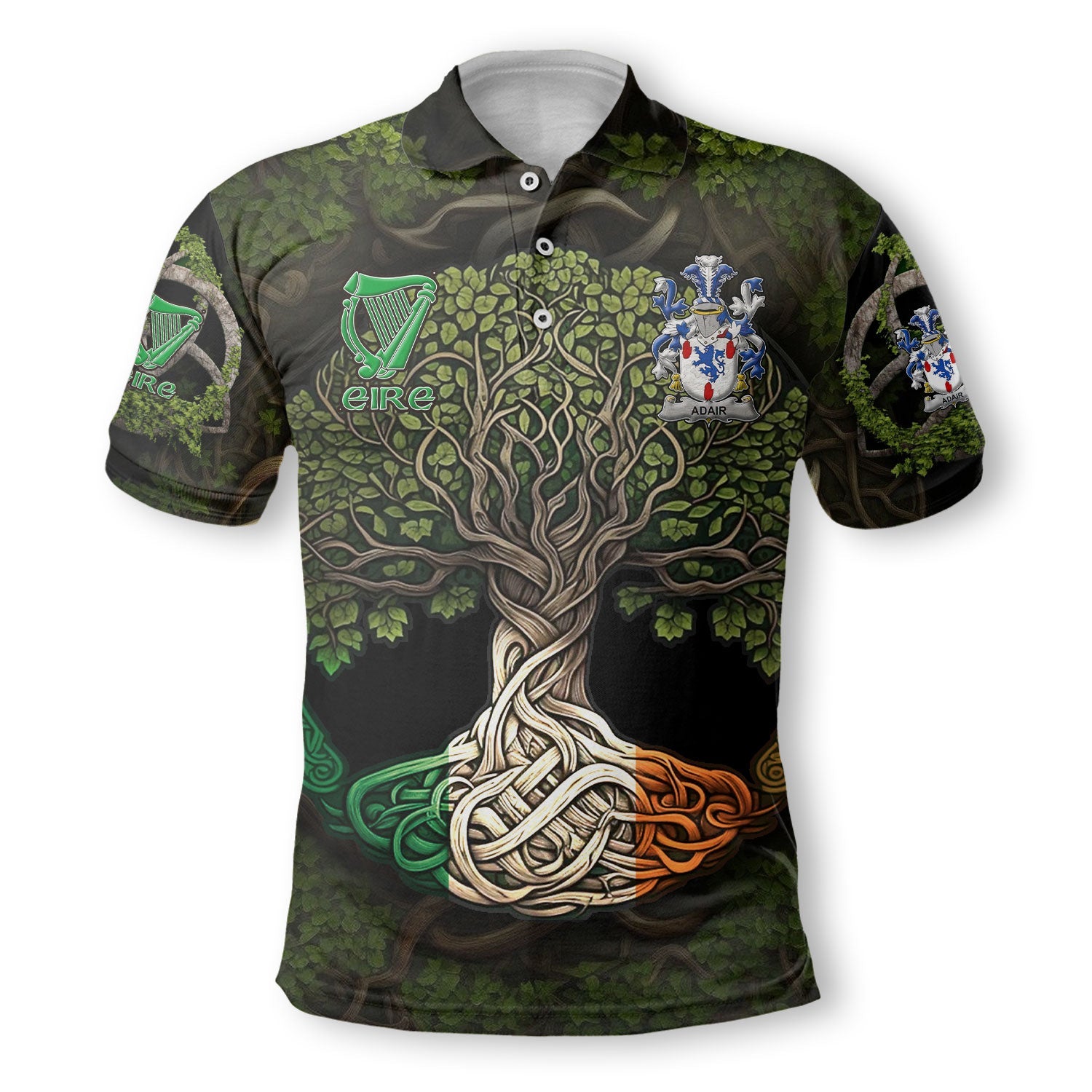 Adair Polo Shirts Ireland Is My Root Style