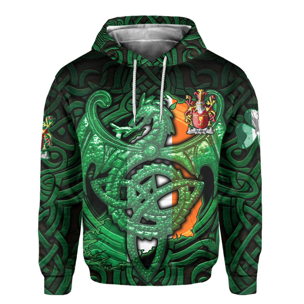 Adams Hoodies The Green Dragon Of Ireland Style