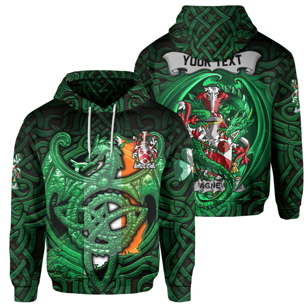 Agnew Hoodies The Green Dragon Of Ireland Style