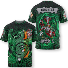 Agnew T-Shirts The Green Dragon Of Ireland Style