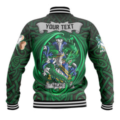 Aland Baseball Jackets The Green Dragon Of Ireland Style