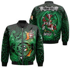 Alcock Bomber Jackets The Green Dragon Of Ireland Style