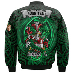 Alcock Bomber Jackets The Green Dragon Of Ireland Style