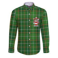 Alcock Long Sleeve Button Shirts Crest And National Plaid Style