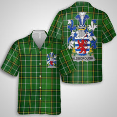 Aldborough Hawaiian Shirts Crest And National Plaid Style