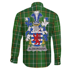 Aldborough Long Sleeve Button Shirts Crest And National Plaid Style