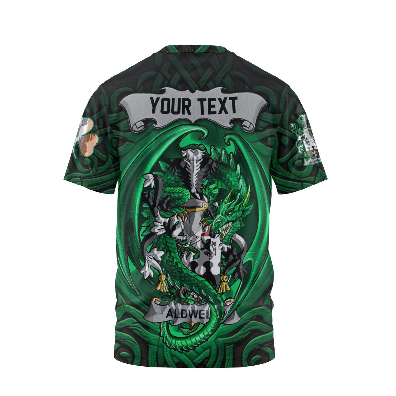 Aldwell T-Shirts The Green Dragon Of Ireland Style