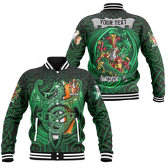 Alley Baseball Jackets The Green Dragon Of Ireland Style