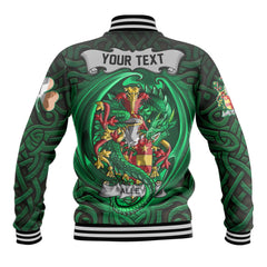 Alley Baseball Jackets The Green Dragon Of Ireland Style