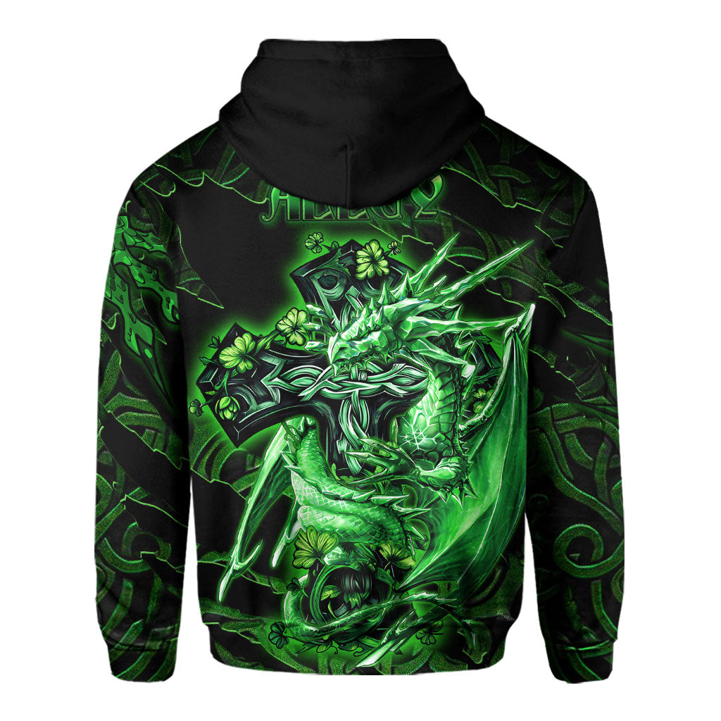 Alley Hoodies Celtic Cross And Dragon Style
