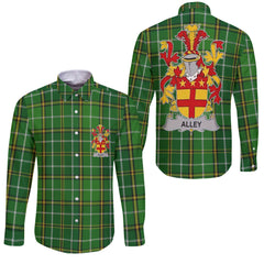 Alley Long Sleeve Button Shirts Crest And National Plaid Style