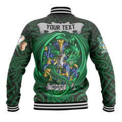 Alveston Baseball Jackets The Green Dragon Of Ireland Style