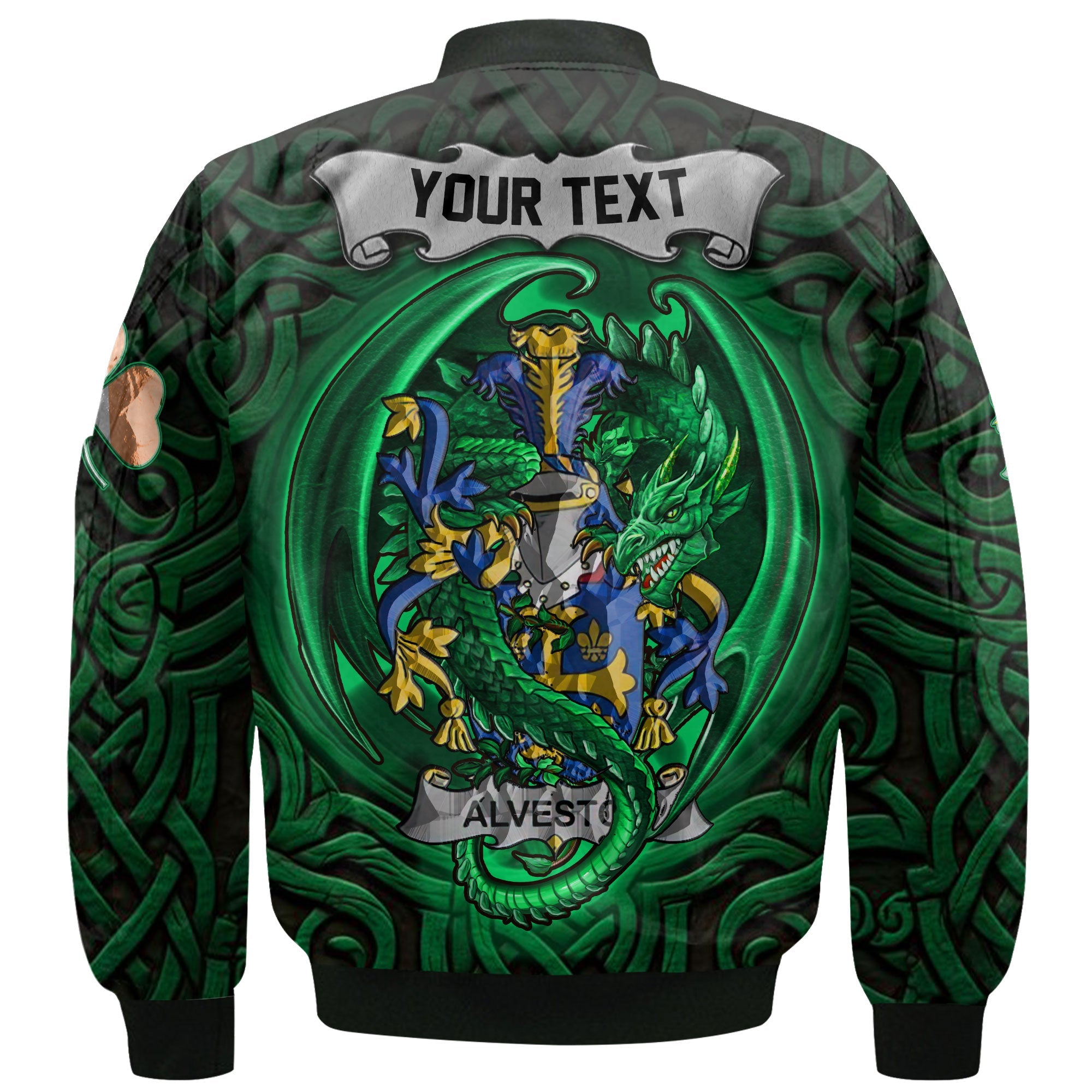 Alveston Bomber Jackets The Green Dragon Of Ireland Style