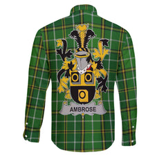 Ambrose Long Sleeve Button Shirts Crest And National Plaid Style