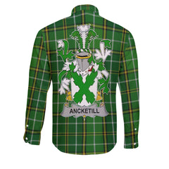 Ancketill Long Sleeve Button Shirts Crest And National Plaid Style