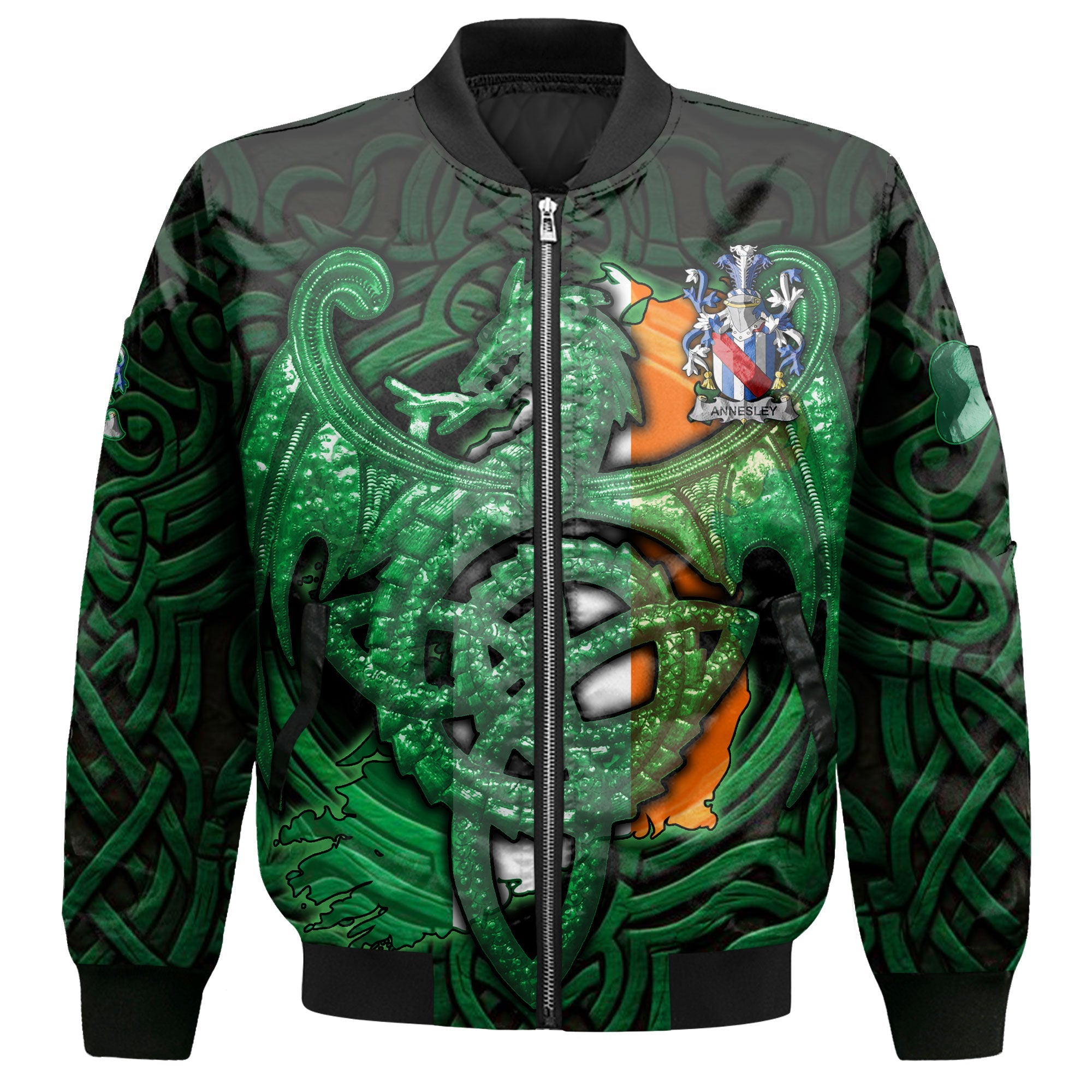 Annesley Bomber Jackets The Green Dragon Of Ireland Style