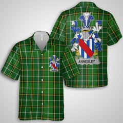 Annesley Hawaiian Shirts Crest And National Plaid Style