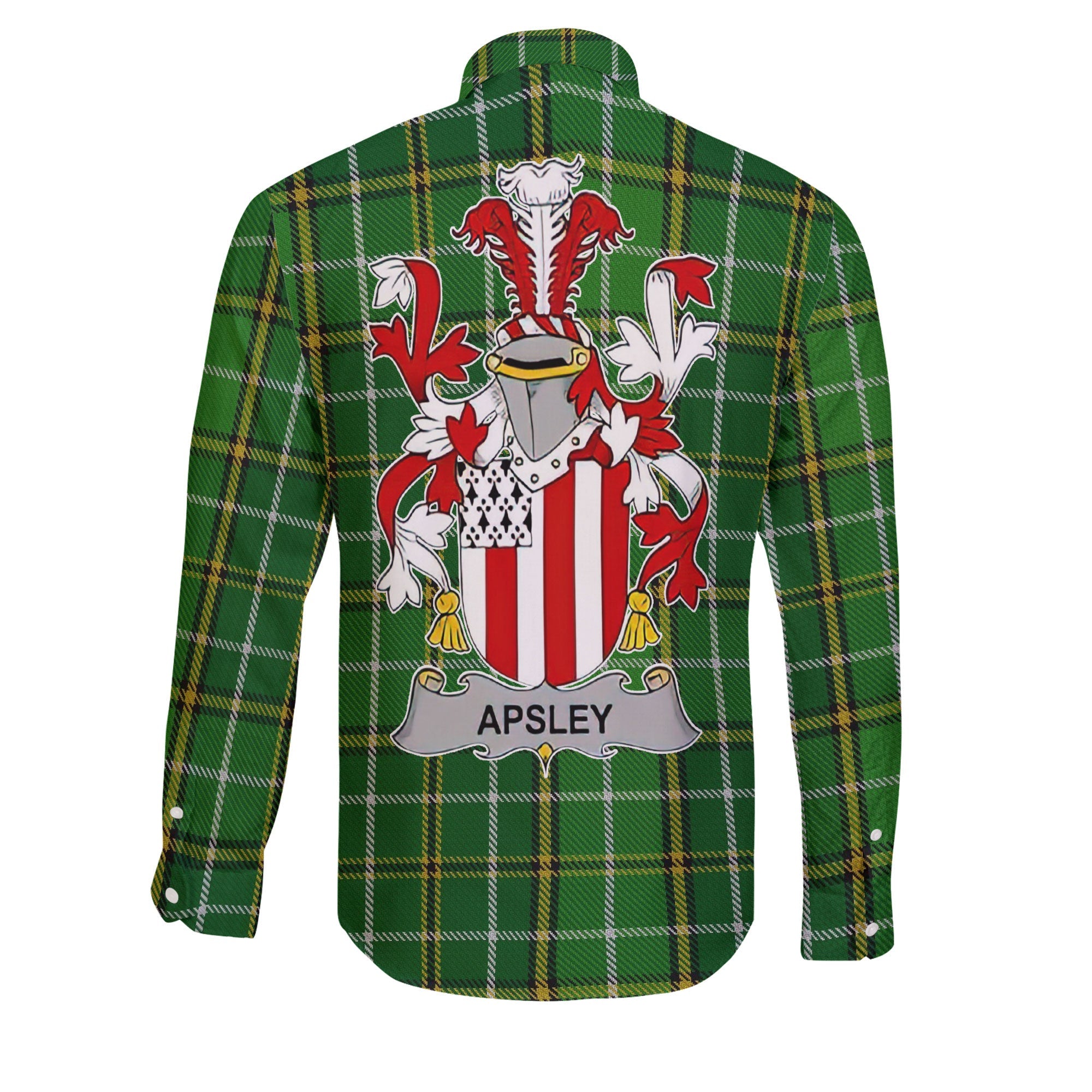 Apsley Long Sleeve Button Shirts Crest And National Plaid Style