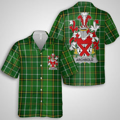 Archbold Hawaiian Shirts Crest And National Plaid Style