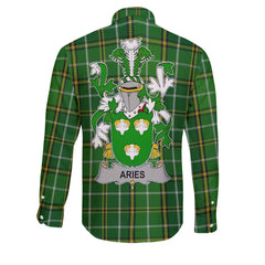 Aries Long Sleeve Button Shirts Crest And National Plaid Style