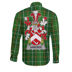 Armorer Long Sleeve Button Shirts Crest And National Plaid Style