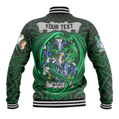 Atkins Baseball Jackets The Green Dragon Of Ireland Style