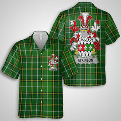 Atkinson Hawaiian Shirts Crest And National Plaid Style