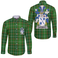 Auchmuty Long Sleeve Button Shirts Crest And National Plaid Style