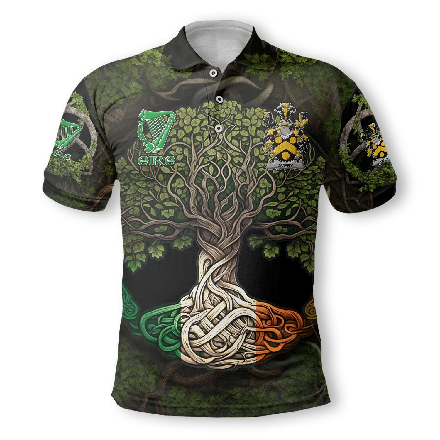 Avery Polo Shirts Ireland Is My Root Style