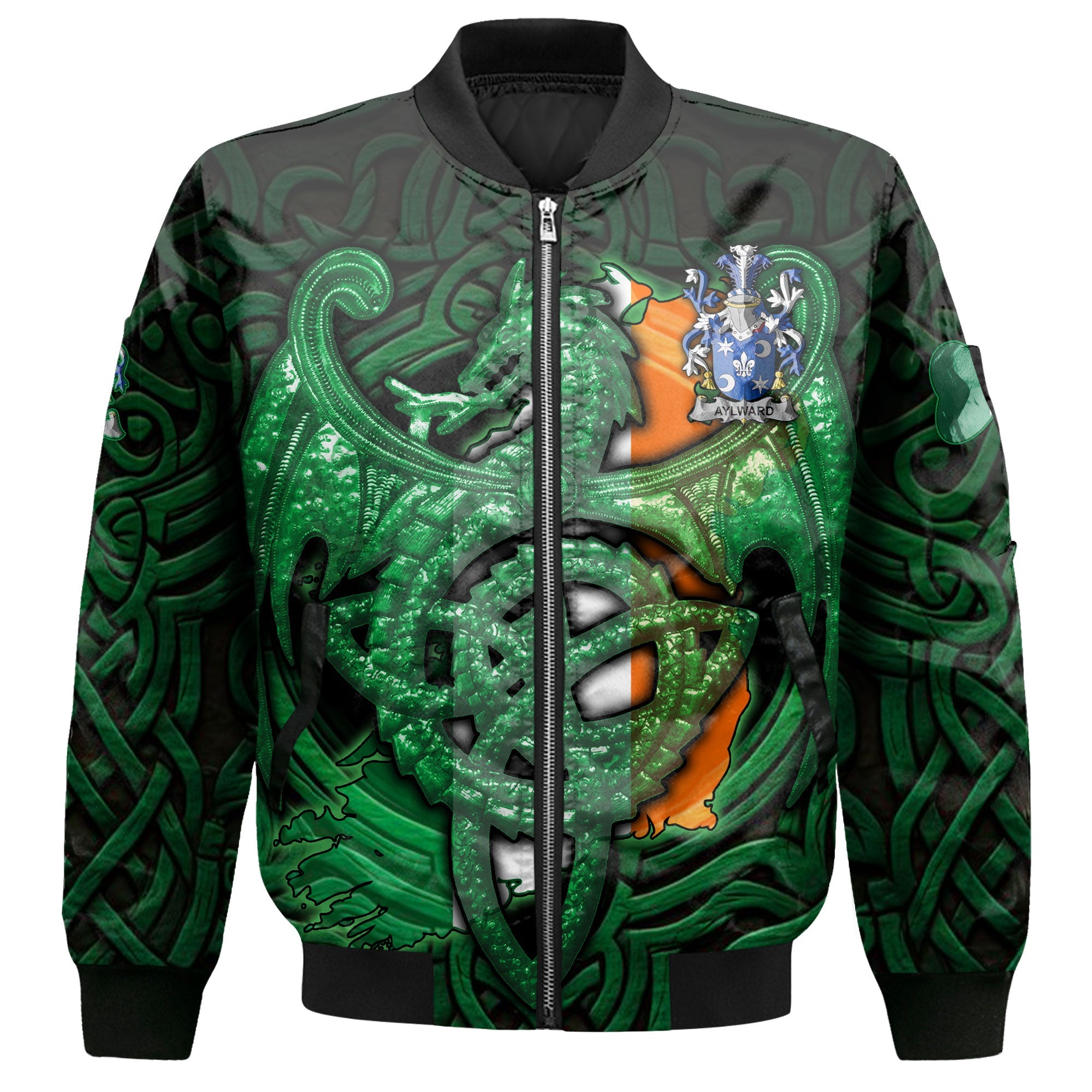 Aylward Bomber Jackets The Green Dragon Of Ireland Style