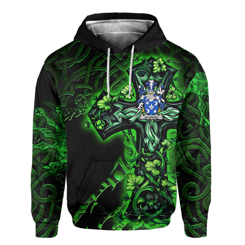 Aylward Hoodies Celtic Cross And Dragon Style