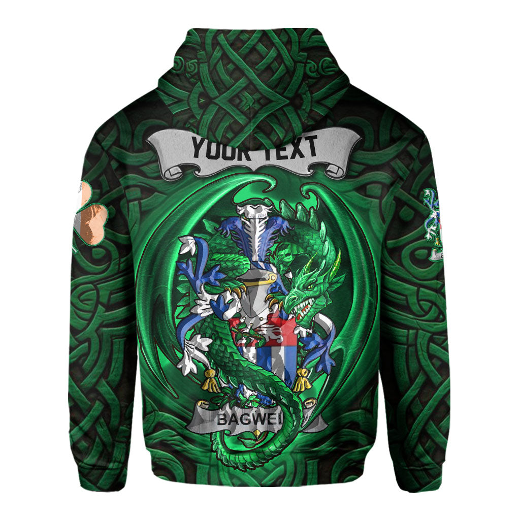 Bagwell Hoodies The Green Dragon Of Ireland Style