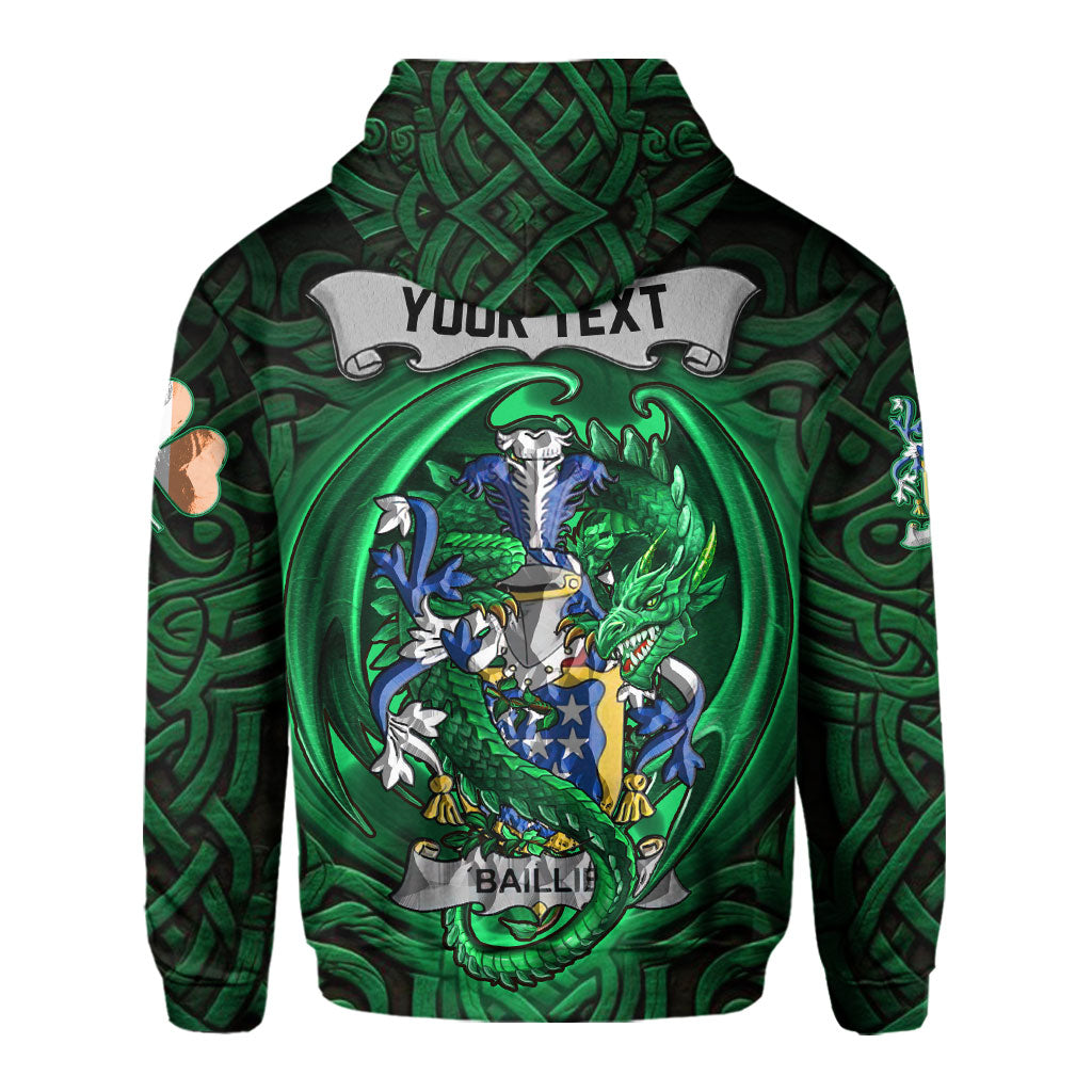 Baillie Hoodies The Green Dragon Of Ireland Style