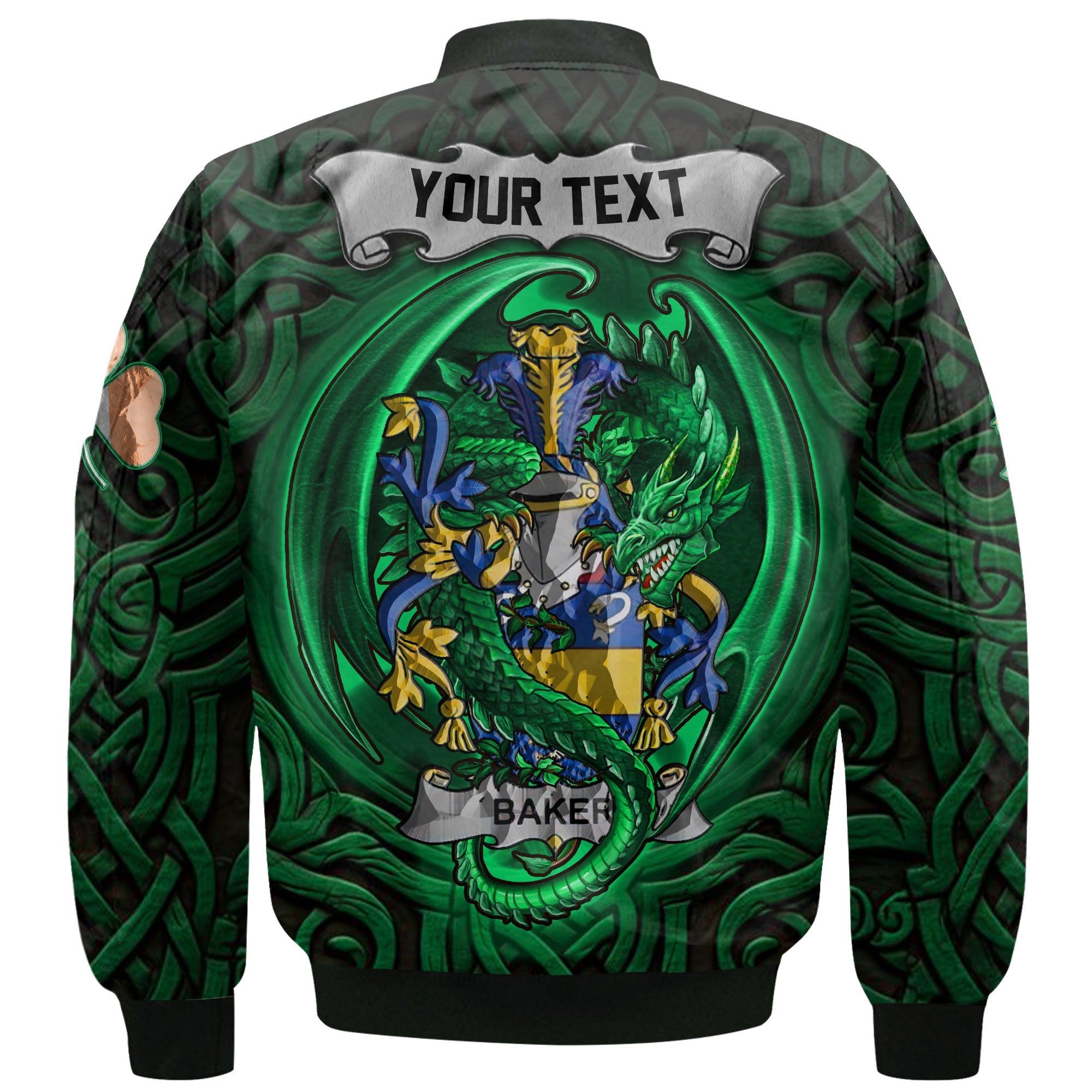 Baker Bomber Jackets The Green Dragon Of Ireland Style