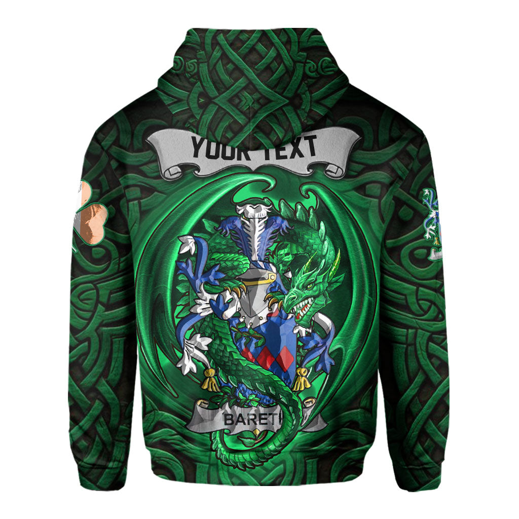 Bareth Hoodies The Green Dragon Of Ireland Style