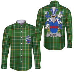 Bareth Long Sleeve Button Shirts Crest And National Plaid Style