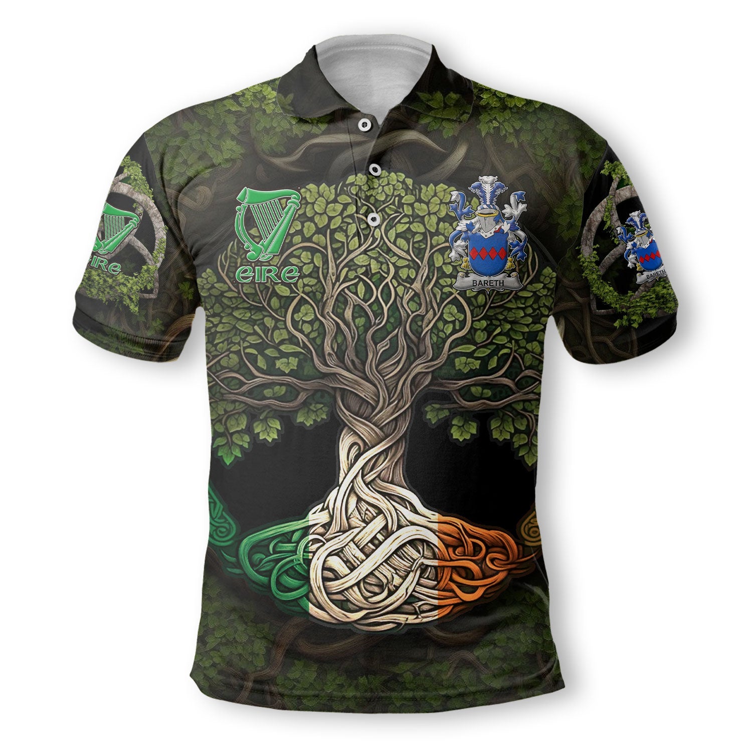 Bareth Polo Shirts Ireland Is My Root Style