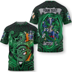 Bareth T-Shirts The Green Dragon Of Ireland Style