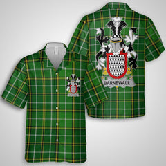 Barnewall Hawaiian Shirts Crest And National Plaid Style