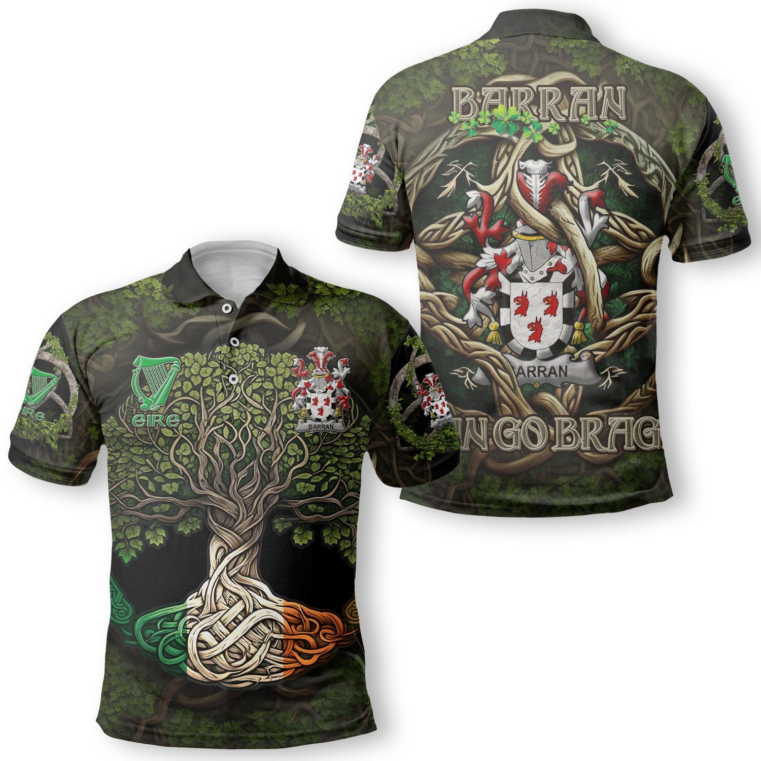 Barran Polo Shirts Ireland Is My Root Style