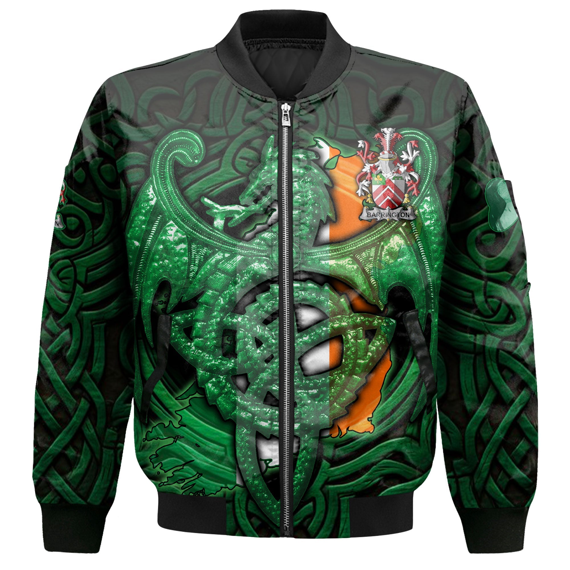 Barrington Bomber Jackets The Green Dragon Of Ireland Style