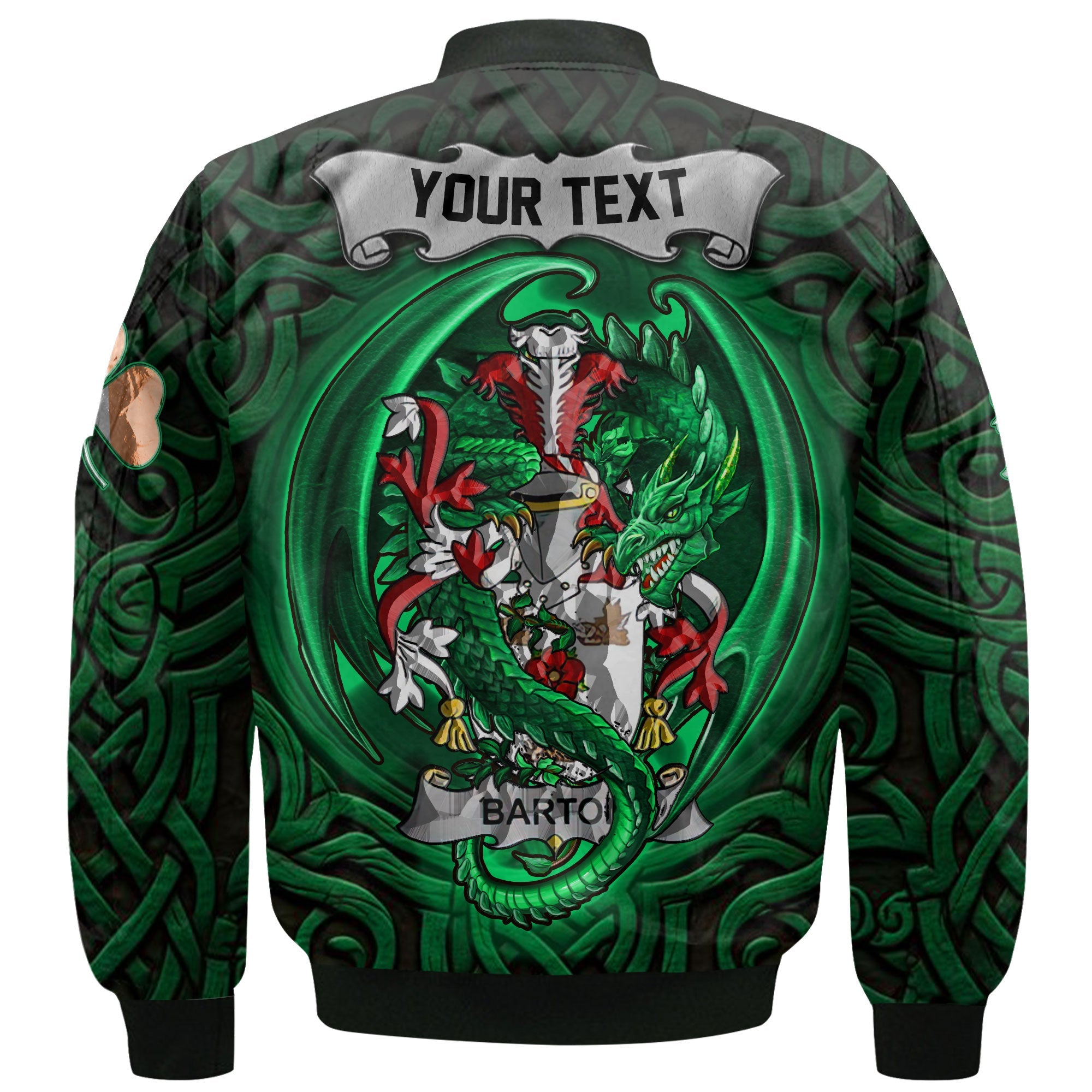 Barton Bomber Jackets The Green Dragon Of Ireland Style