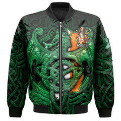 Bateman Bomber Jackets The Green Dragon Of Ireland Style